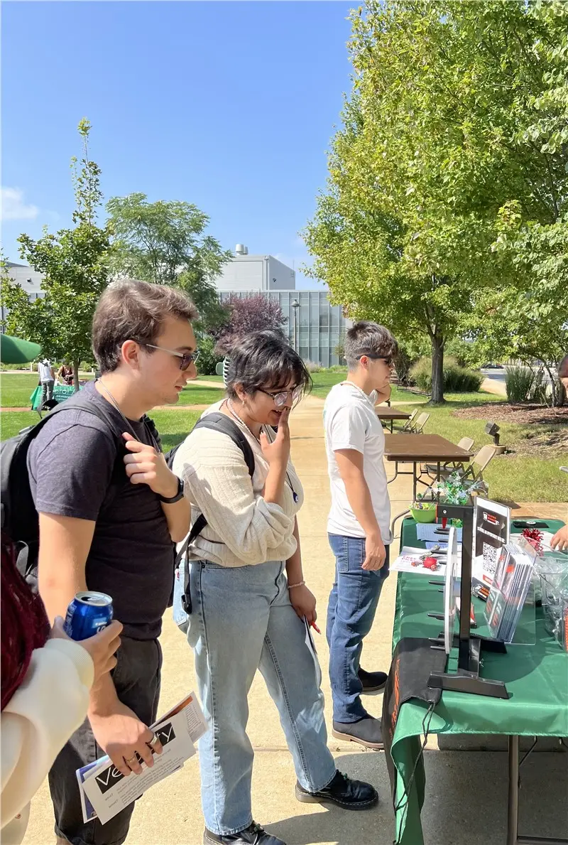 Booth at the Fall Fest, Moraine Valley Community College