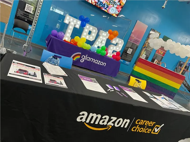 career fair display table