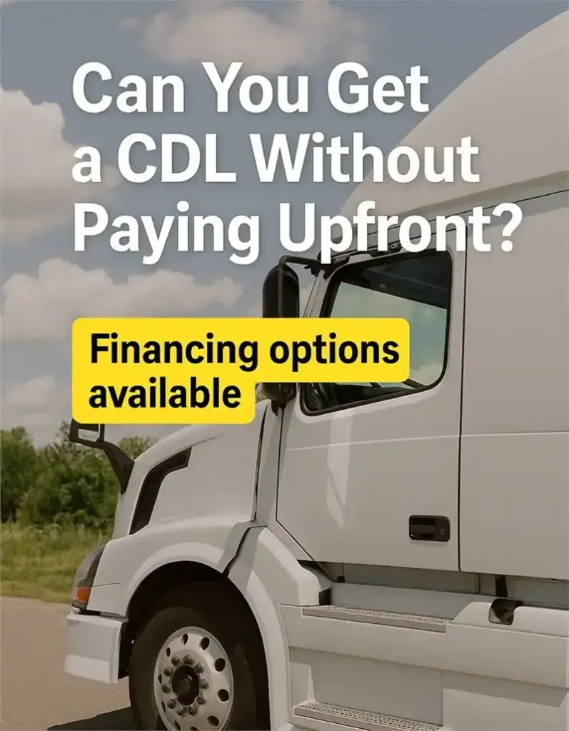 CDL financing options truck image