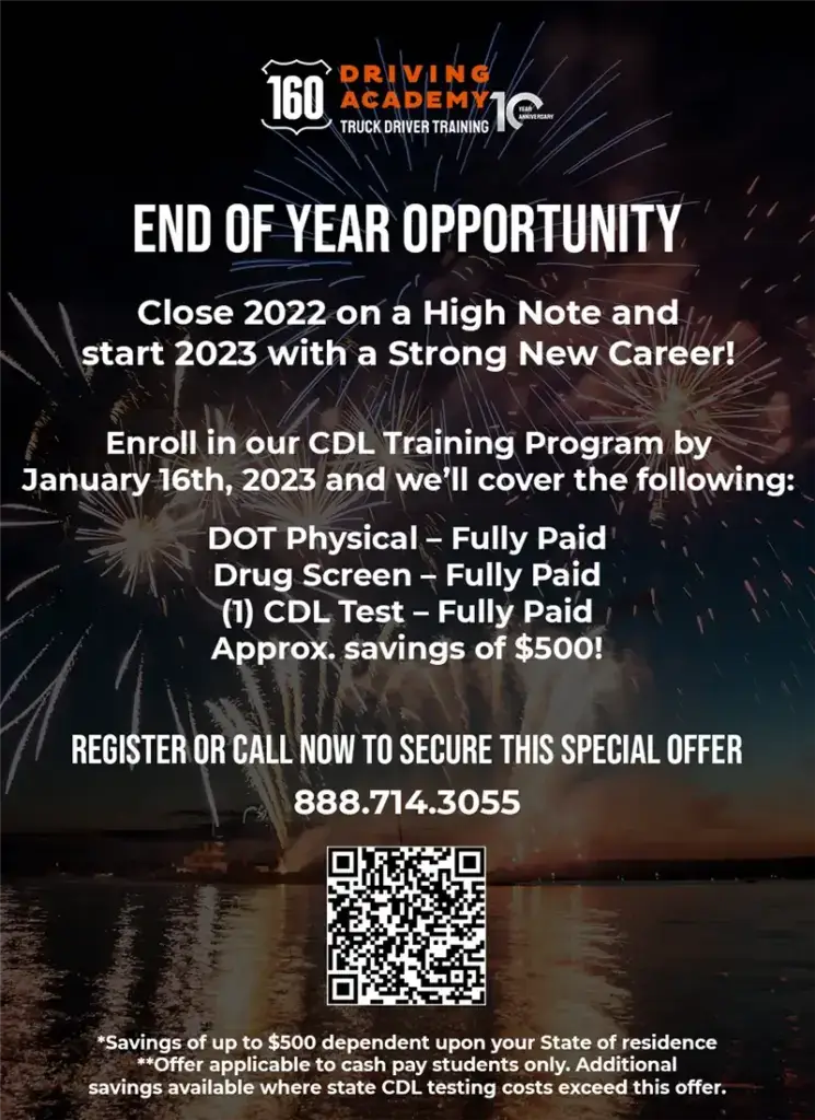 CDL Training Enrollment Promotion