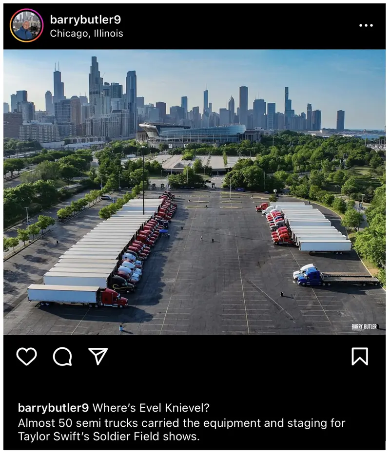 Chicago Truck Staging Area