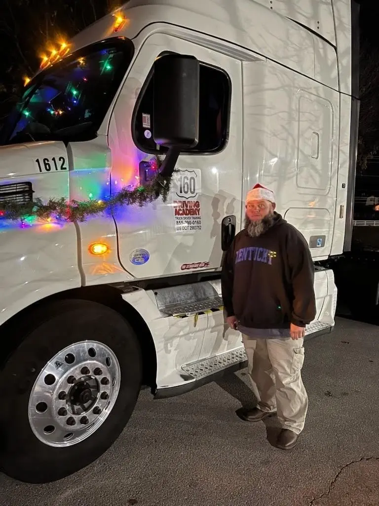 Christmas Truck Driver Decoration
