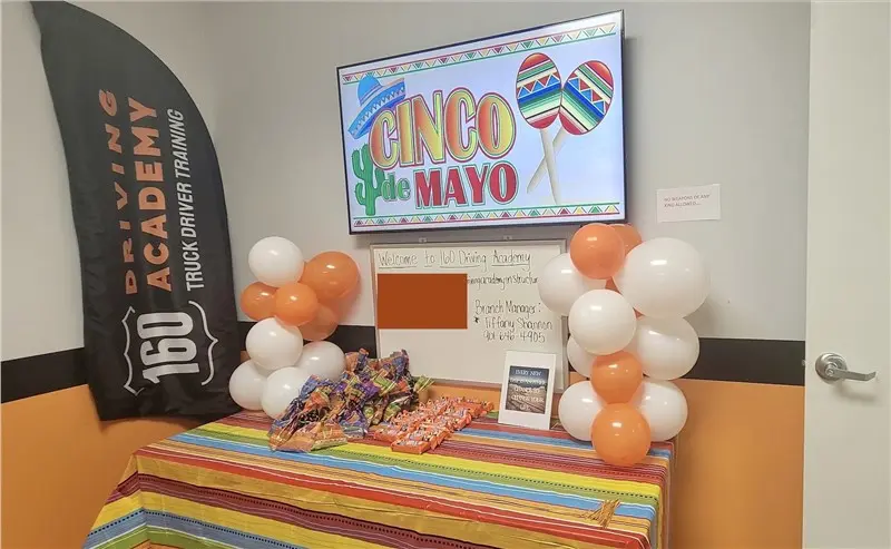 Cinco de Mayo Celebration Setup