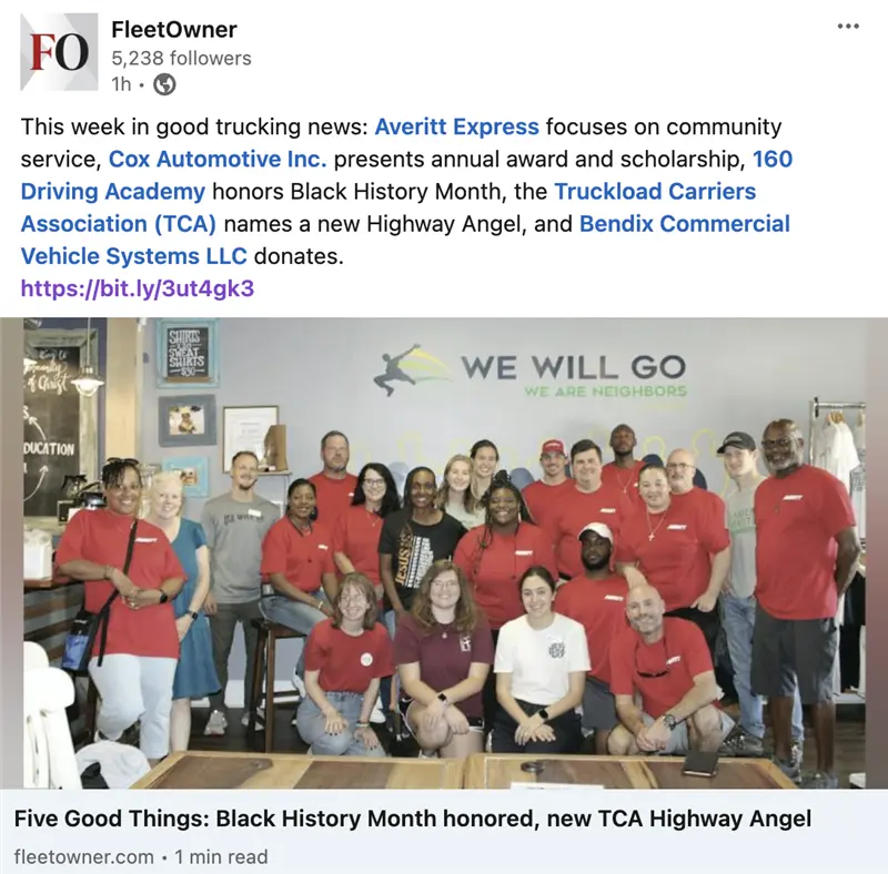 community service event group photo