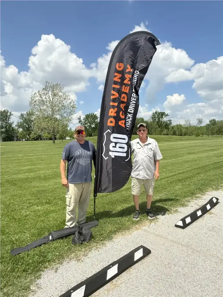 Driving Academy Banner and Instructors