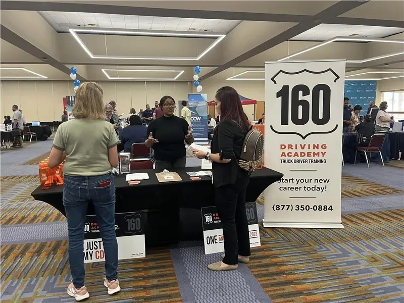 driving academy career fair booth