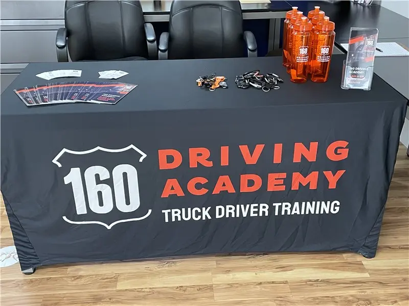 Driving Academy Training Table Setup