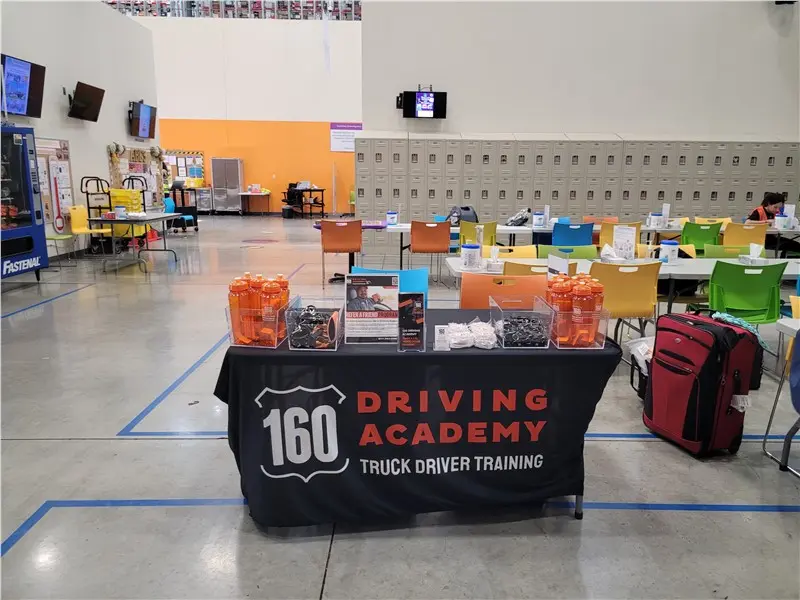 160 Driving Academy training setup display table