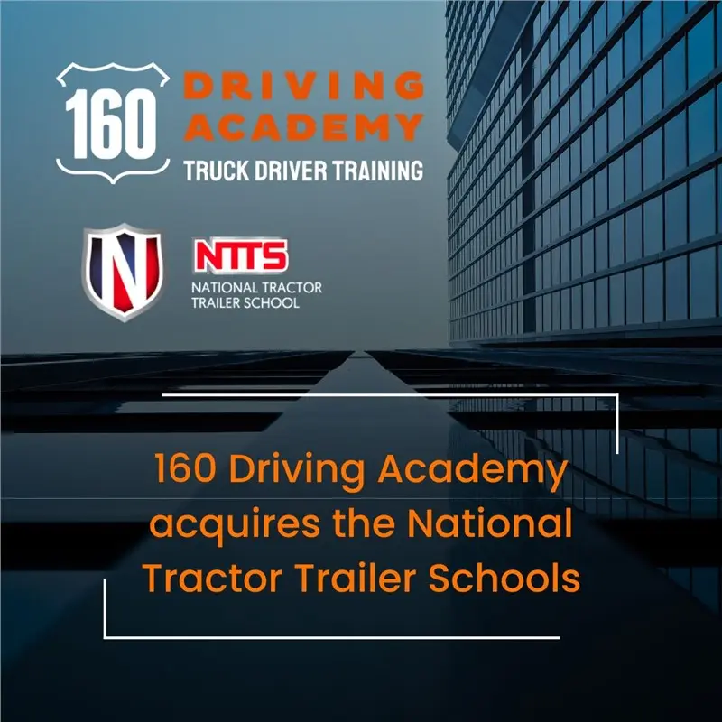 Driving Academy Truck Training Announcement