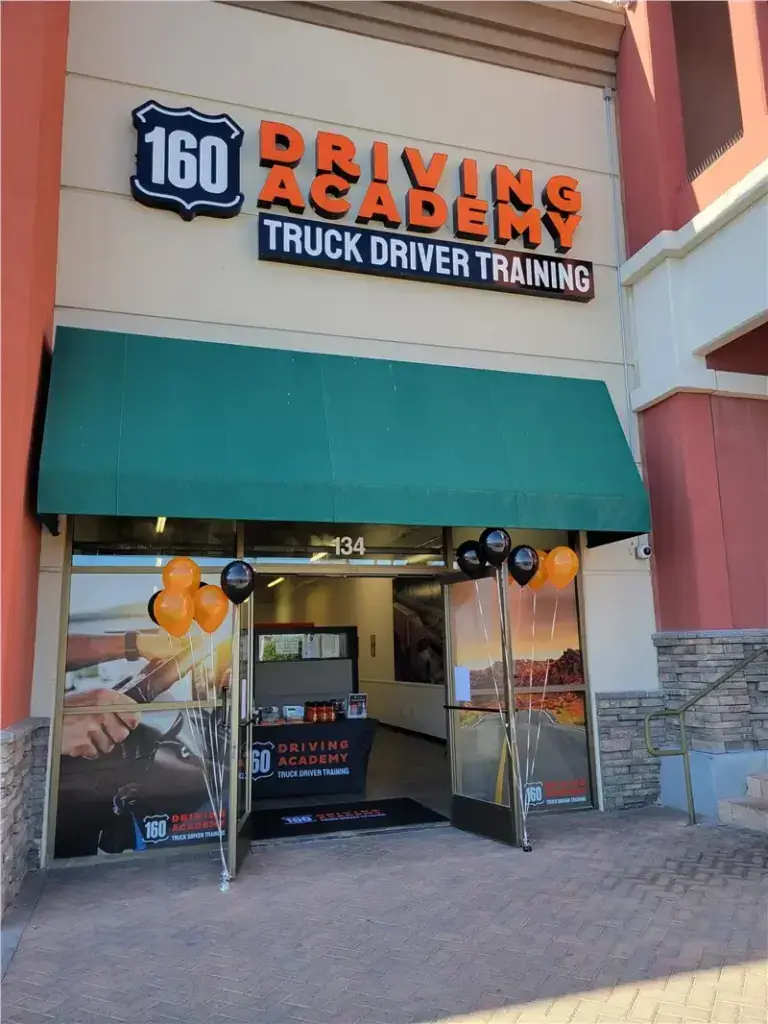 160 Driving Academy entrance with balloons