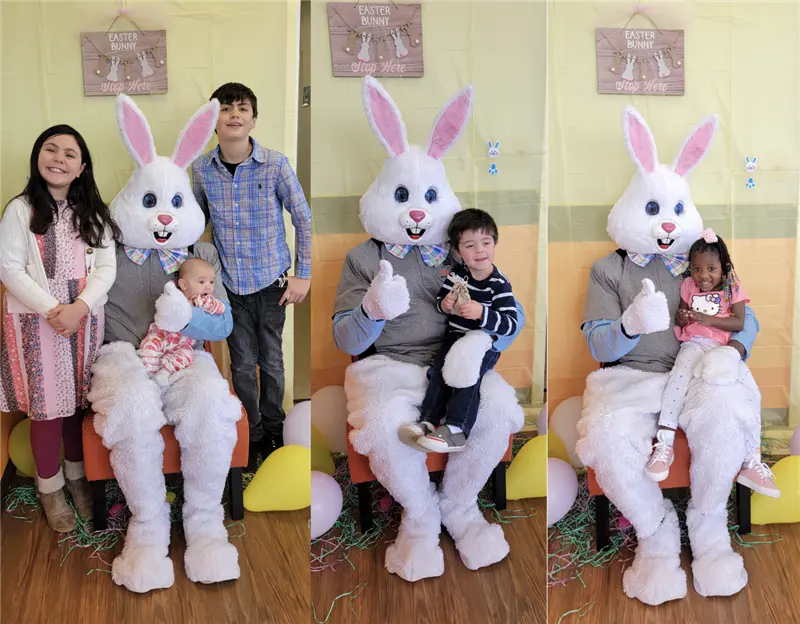 Easter Bunny with Children