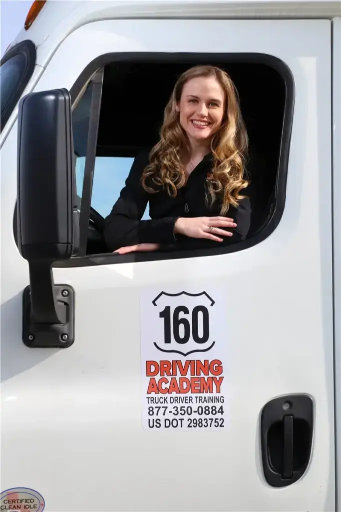 female truck driver training