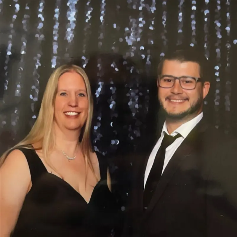 formal couple event portrait