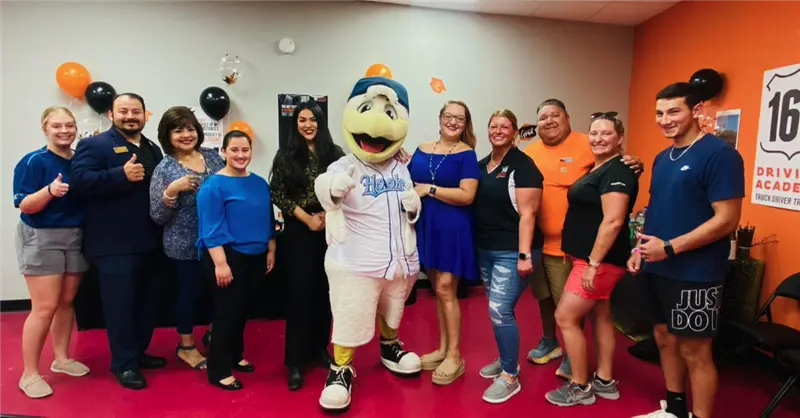 mascot group celebration event