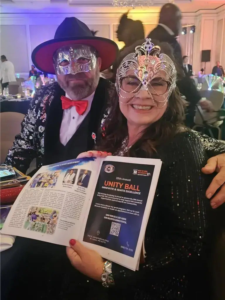 masked couple unity ball