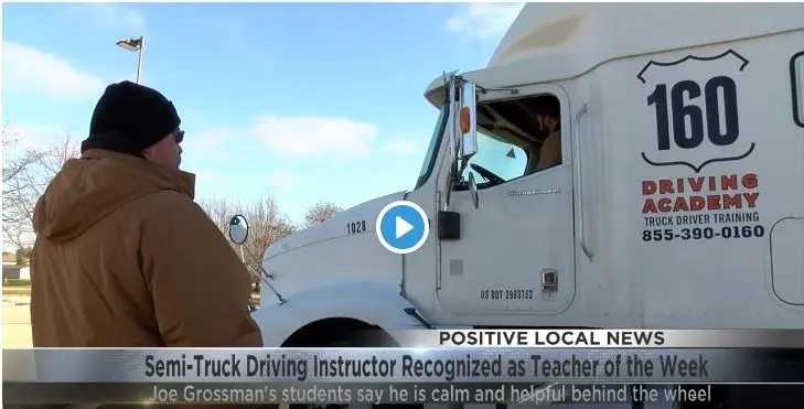 semi-truck driving instructor recognition