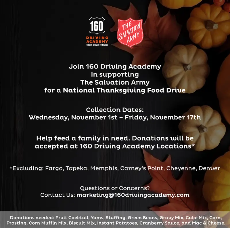 Thanksgiving Food Drive Announcement