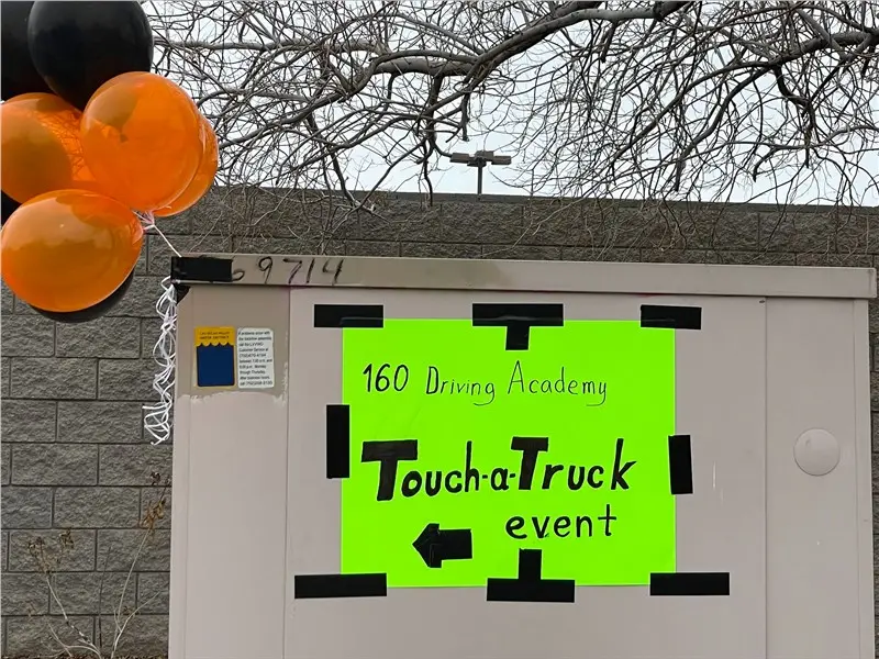 Touch-a-Truck event sign