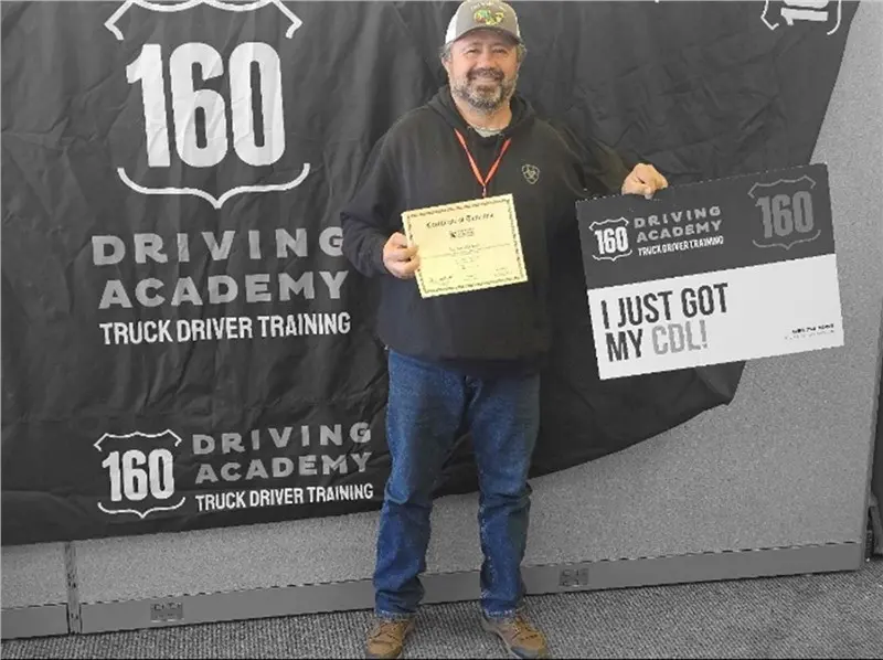 truck driving academy graduate