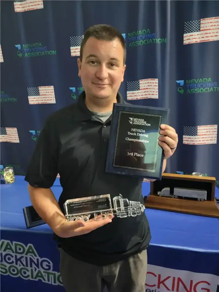 truck driving championship award winner