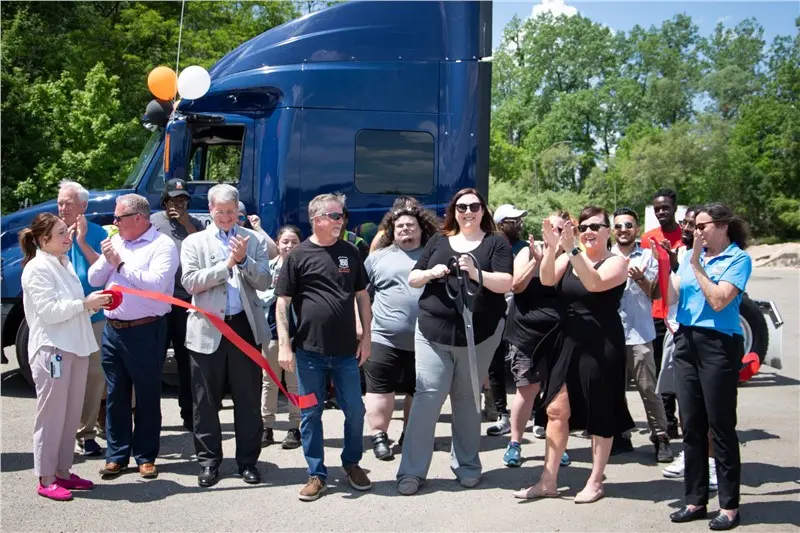 truck ribbon cutting ceremony