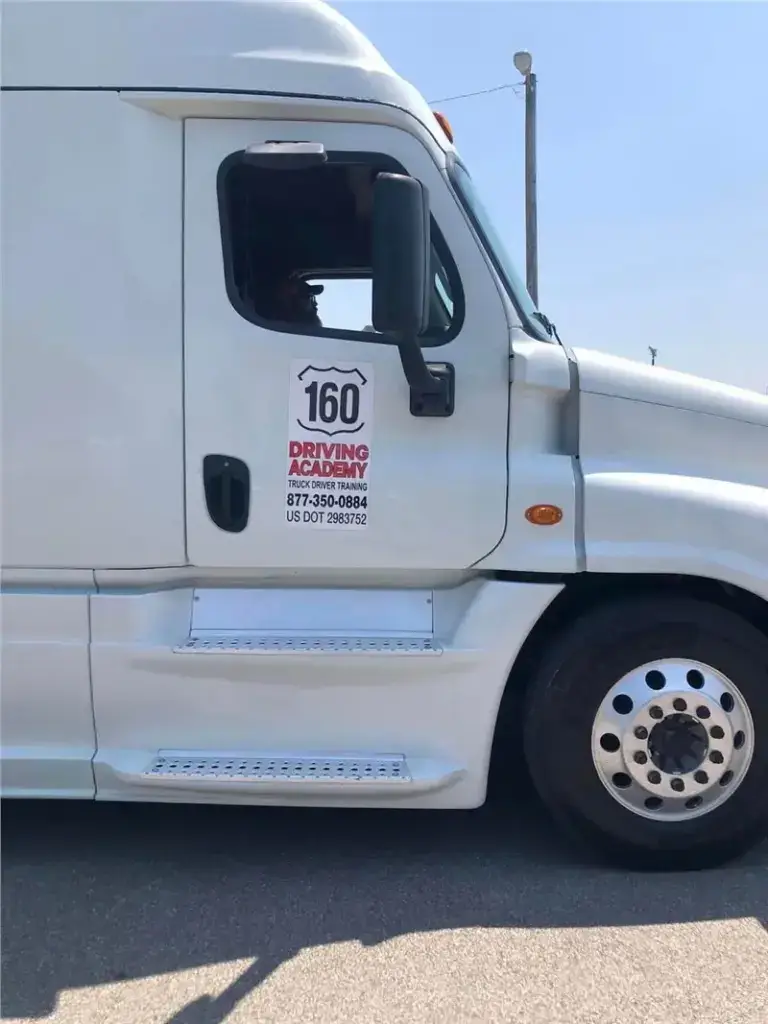 white truck driving academy